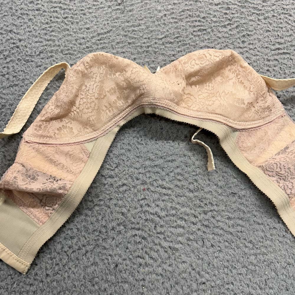 VTG Norvell Bra 30EE Full Coverage 477 Soft Cup Wire Free Cone Max Support NWOT